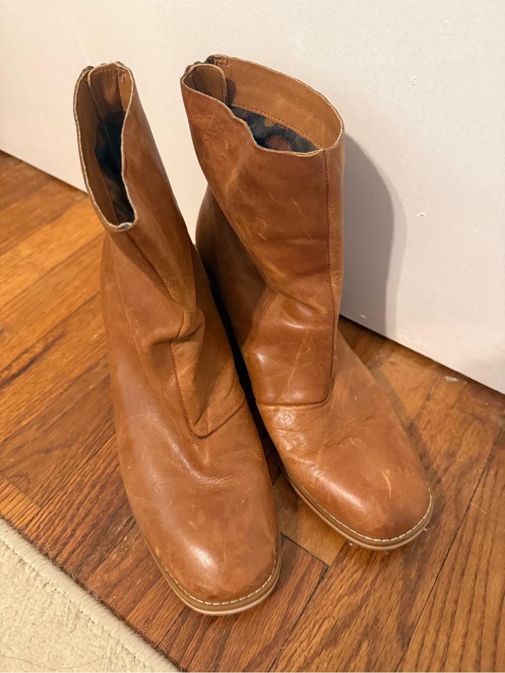 Kork-Ease Women's Tan Leather Ankle Boots